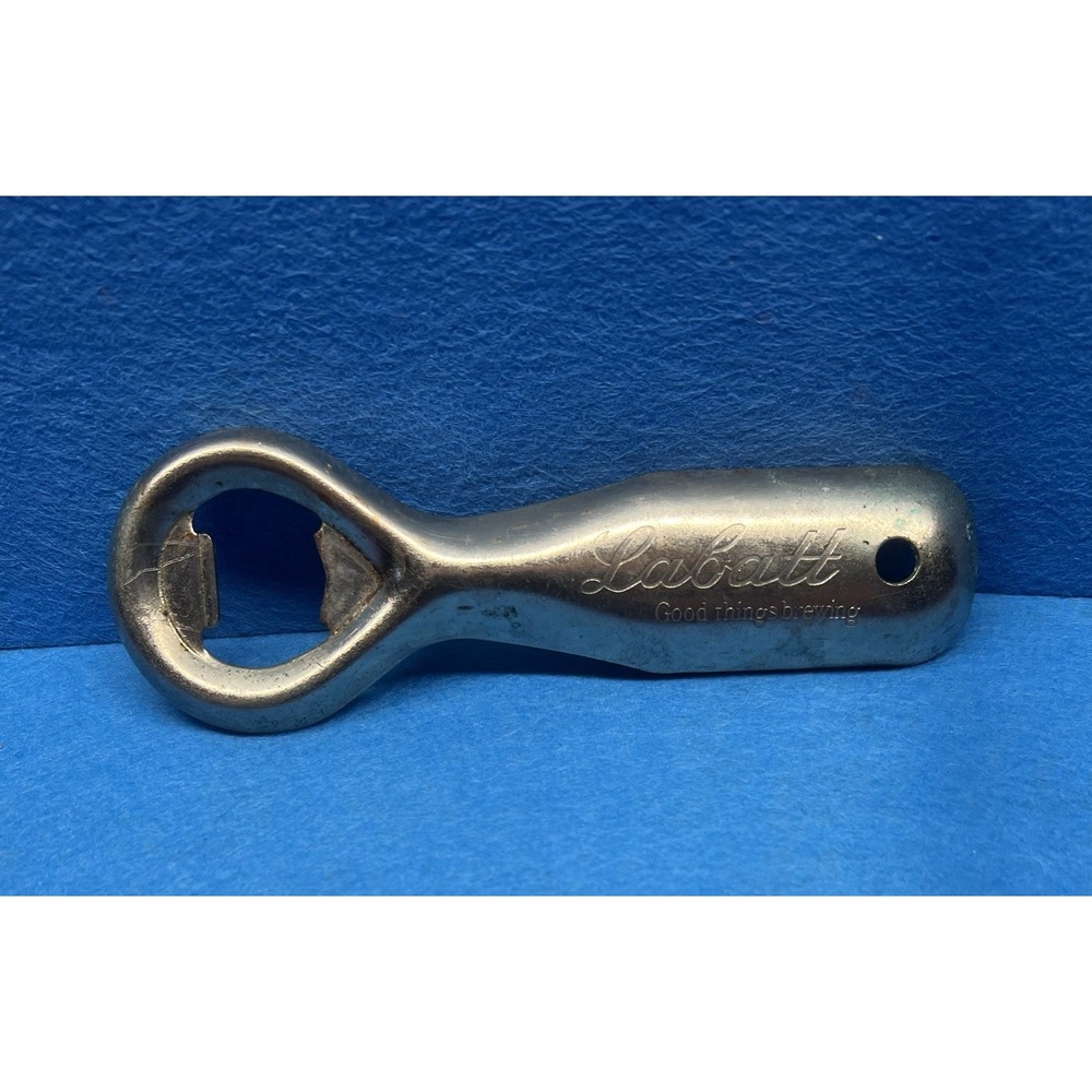 Vintage Labatts Bottle Opener Metal Can Opener Man Cave‎